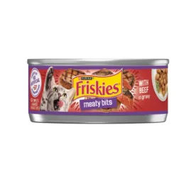 Friskies Meaty Bits With Beef in Gravy Wet Cat Food