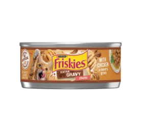 Friskies Extra Gravy Chunky With Chicken in Savory Gravy Wet Cat Food