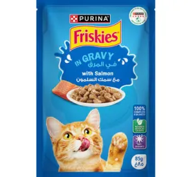 Friskies With Salmon In Gravy