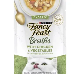FANCY FEAST® Complement with Chicken & Vegetables in a Silky Broth
