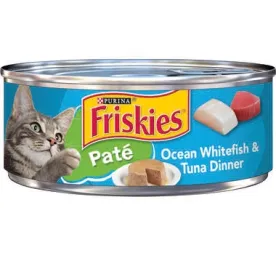 Friskies Paté Ocean Whitefish & Tuna Dinner Wet Cat Food