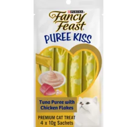 FANCY FEAST® Adult Puree Kiss Tuna Puree With Chicken Flakes